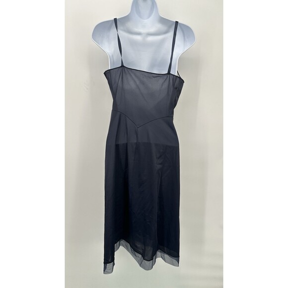 Vtg Vanity Fair Slip Black Lace Bodice Size 34 True Vintage Tricot Nylon USA - Picture 4 of 9